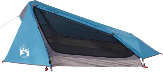 vidaXL - Tunneltent - 1-persoons - waterdicht - blauw van Vidaxl