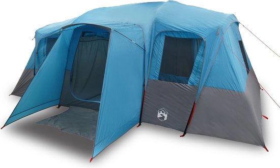 vidaXL - Tunneltent - 16-persoons - waterdicht - blauw van vidaXL