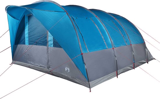vidaXL - Tunneltent - 7-persoons - waterdicht - blauw van vidaXL