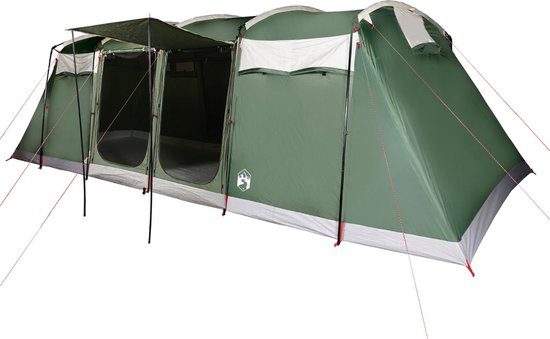 vidaXL - Tunneltent - 8-persoons - waterdicht - groen van vidaXL