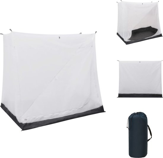 vidaXL Universele Binnentent - Voor Voortent - 200 x 180 x 175 cm - Ademend polyester - Ventilatiegaas - Inclusief opbergzak - Tent