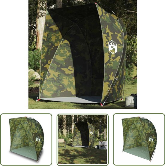 vidaXL Vissendekking - Vis Tent - Vistent waterdicht camouflage - Camoufletenten - Watersporttent - Compact Tent van Merkloos