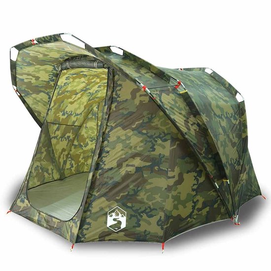 vidaXL - Vistent - 4-persoons - waterdicht - camouflage van vidaXL