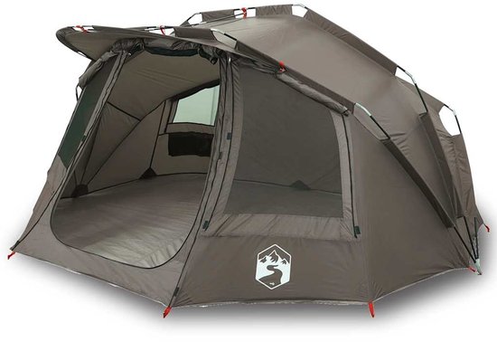 vidaXL - Vistent - 5-persoons - waterdicht - grijs van Vidaxl