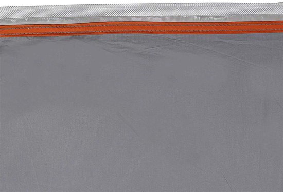 vidaXL - Waterdichte - Tarp - Grijs - en - Oranje van Merkloos