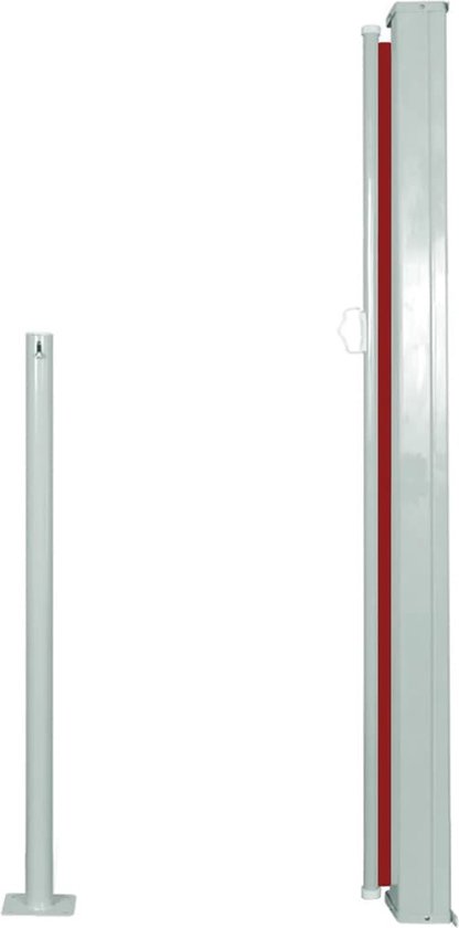 vidaXL-Windscherm-uittrekbaar-120x300-cm-rood van VidaXL