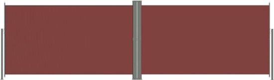 vidaXL - Windscherm - uittrekbaar - 180x600 - cm - bruin van VidaXL