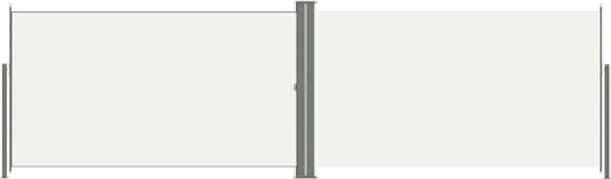 vidaXL - Windscherm - uittrekbaar - 180x600 - cm - crèmekleurig van VidaXL