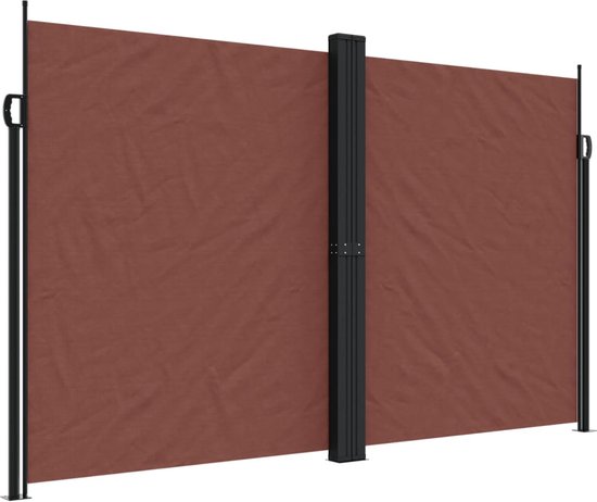 vidaXL - Windscherm - uittrekbaar - 200x600 - cm - bruin van VidaXL