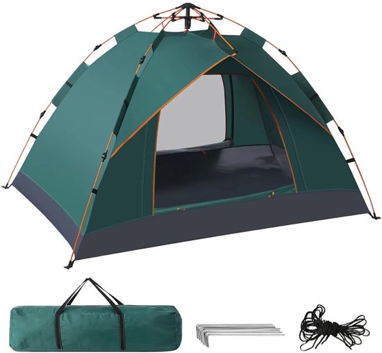 VIEMAE Tent - Pop up tent - Kampeertent - 2 persoons - Volledig automatisch - Lichtgewicht - Incl opbergtas - 200x150x110cm - Groen