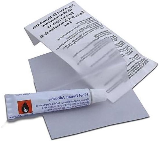 Vinyl Reparatie Set - Waterbed Lekker - Snelle Reparaties - Sneldrogende Lijm - 100 g - Wit