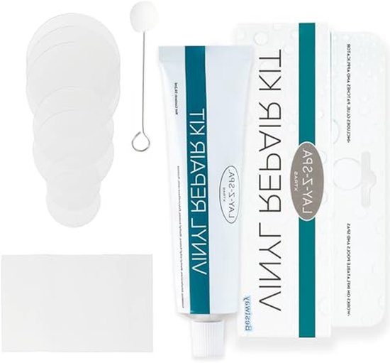 Vinyl reparatieset - Zwembad reparatiepleisters - Opblaasbare objecten herstellen - Werkt onder water - 15x10 cm strip 3 patches