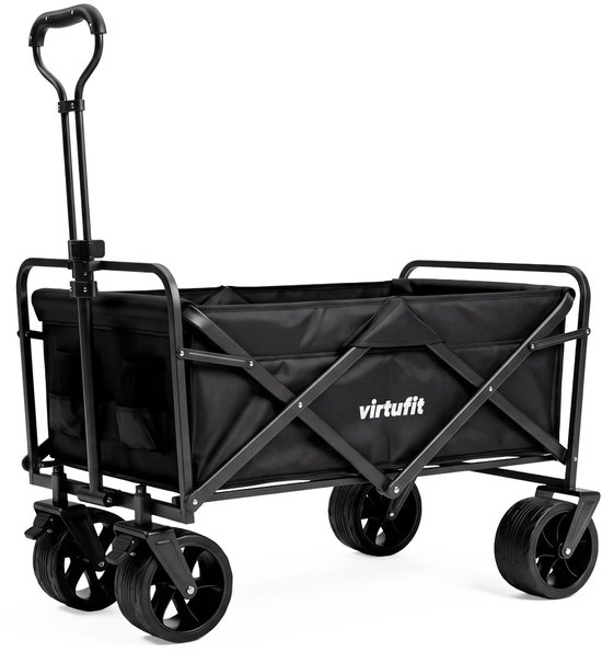 VirtuFit Opvouwbare Bolderkar - 100L - 150 kg draagvermogen - Incl. draagtas & afdekhoes