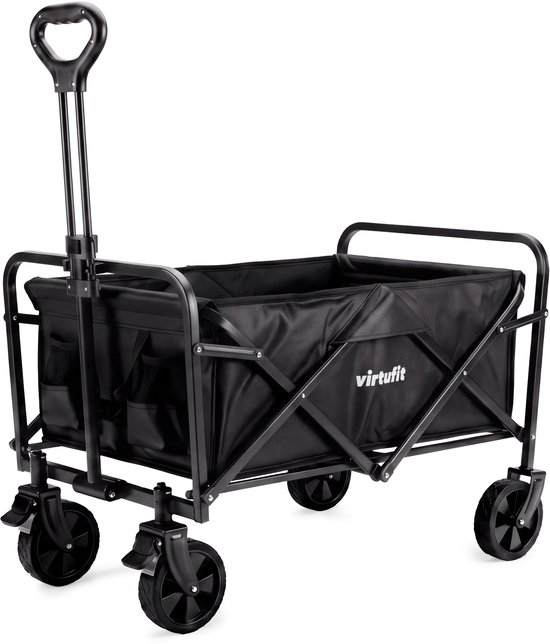 VirtuFit Opvouwbare Bolderkar - 65L - 100 kg draagvermogen - Incl. draagtas & afdekhoes