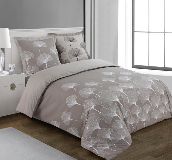 VISION home - Ginko - Dekbedovertrek 240x220cm met 2 bijhorende slopen - 100% katoen van VISION home