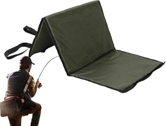 Vismat 3 Laags - Opvouwbaar Kussen - Vangst Behandelen - Lichtgewicht Polyester - 80x35 cm - Meerkleurig van Merkloos