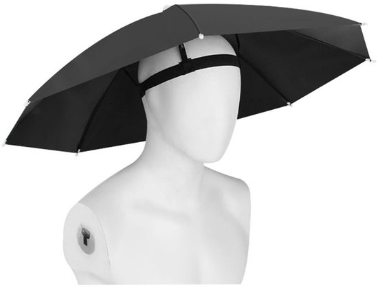 Vissende Parapluhoed - Waterdichte UV-bescherming - Lichtgewicht van Merkloos