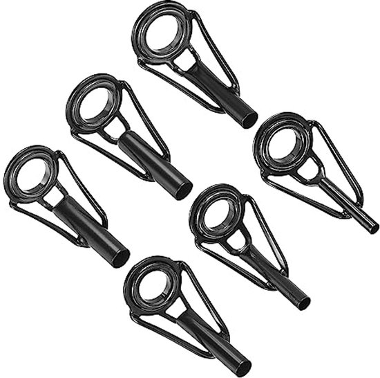 Visstok Reparatieset 6-delig - RVS Mast Ringen Vervanging voor Zoet en Zoutwater van Merkloos
