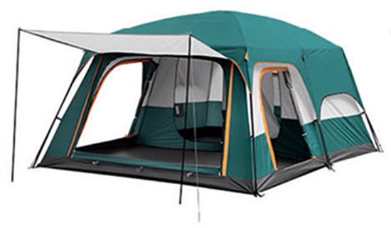 VIVERO - Tent - Kamperen & outdoor - Zonweringstent - Buiten tent - Tonwerende kampeertent - 2 x 2 persoons-slaap compartiment