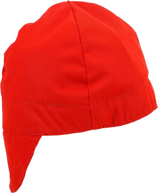 Vlamvertragende Laskap - Lasbescherming - Veilig Lassen - Wind en Stofdicht - 25x22.5x17.5cm - Oranje
