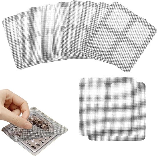 Vliegengaas Reparatiepleisters - Hor Reparatie Tape - Gaten Dichten - Zelfklevend Glasvezel - 100 stuks - Grijs