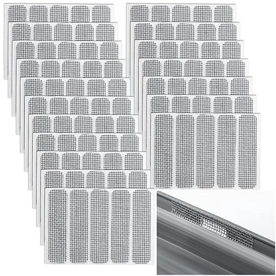 Vliegengaas Reparatieset - 100 Stuks Voor Eenvoudige Insectenbescherming van Merkloos