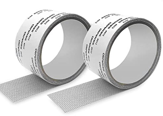 Vliegengaas Reparatieset voor Ramen en Deuren - Glasvezeltape met Waterdichte Lijm