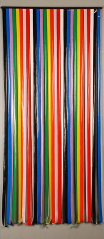 Vliegengordijn - 90x200 cm - Multicolor van Merkloos