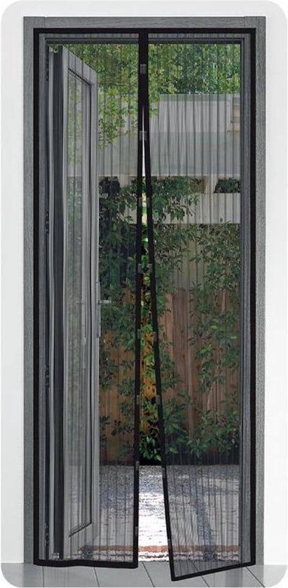 Vliegengordijn - Deurhor - geen magneet - 2 stuks 220cm x 75 cm - Vliegengordijn Transparant - Horgordijnen - Horgordijn - Horgordijn - Vliegengordijn - Vliegengordijnen - Vliegengordijn Deur - van Home&More