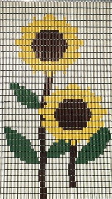 Vliegengordijn Hulzen Zonnebloemen - 90cm x 210cm