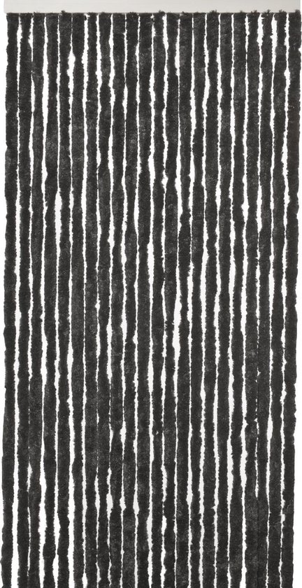 Vliegengordijn-kattenstaart- 100x240cm zwart uni in doos
