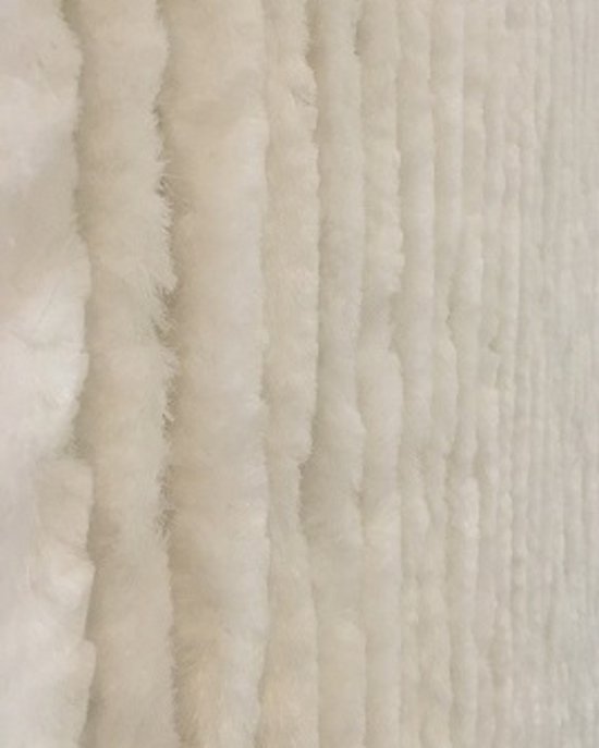 Vliegengordijn Kattenstaart 90x220 cm Wit van Merkloos