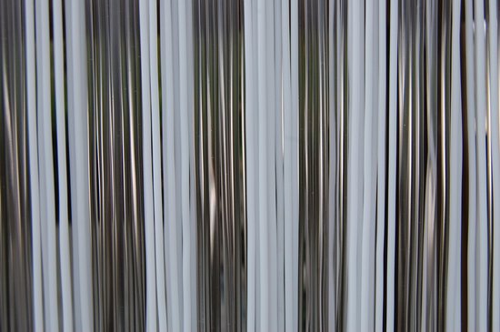Vliegengordijn Trento 2, 90x210 cm, wit-transparant