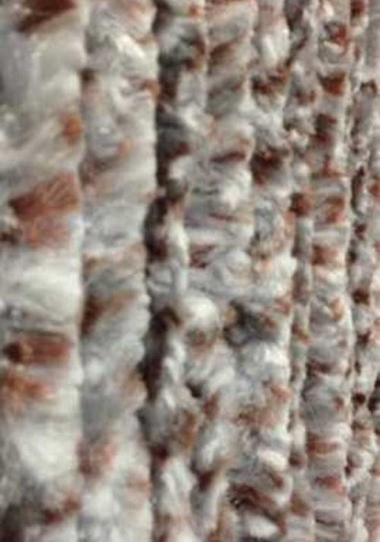 Vliegengordijnen Expert Kattenstaart vliegengordijn Kattenstaart Bruin-Wit-Grijs gemeleerd 100 x 230 cm van Merkloos