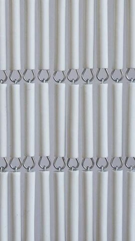 Vliegengordijnenexpert Hulzen - Vliegengordijn - 90x210 cm - Wit van Merkloos