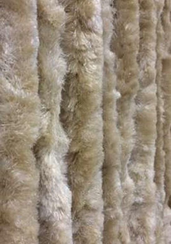 Vliegengordijnenexpert - Kattenstaart - 90x220 cm - Beige van Merkloos
