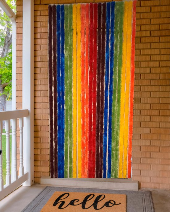 Vliegengordijnenexpert Kattenstaart - 90x220 cm - Multi Colour van Merkloos