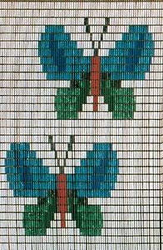 Vliegengordijnexpert Vliegengordijn vlinder Hulzen - 90x210 cm - achtergrond wit