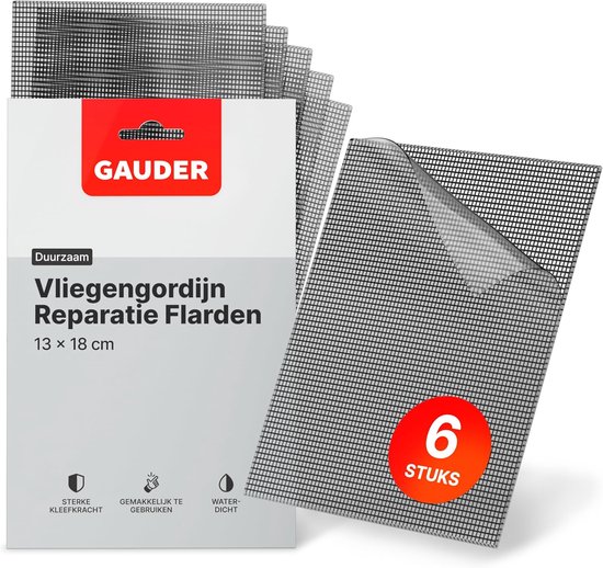 Vliegenhor Reparatie Set Zelfklevend Glasvezel - Raam en Deur Hor Gaas Herstellen van Merkloos