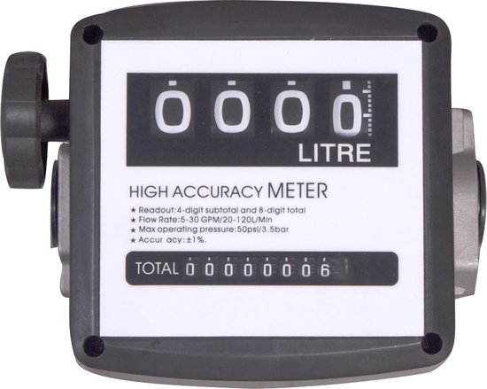 Vloeistofmeter diesel 120l/min MW Tools TAD10 van MW Tools