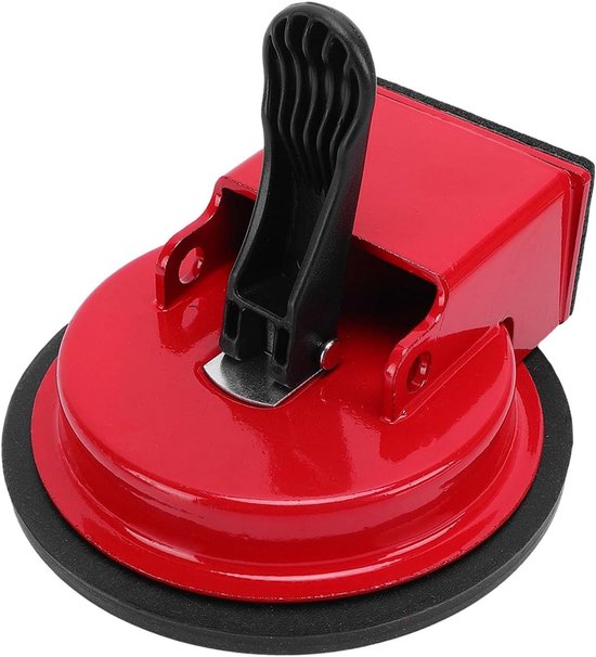 Vloer Fixer Tool - Reparatie Zuignap - Vloeren Repareren - Krachtige 70kg Zuigkracht - 118mm Diameter - Rood
