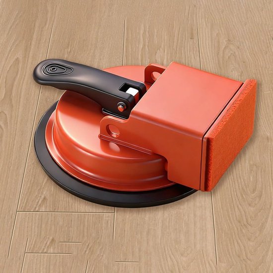 Vloer Fixer Tool - Zuignap Reparatie - Laminaat Plaatsen - Robuuste Aluminiumlegering - 12 cm - Oranje
