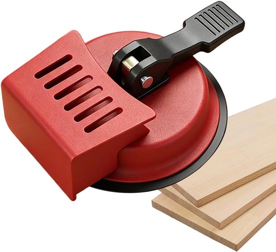 Vloer Kieren Reparatie - Zuignap Fixer - Vloer Installatie - Sterke Zuigkracht - Medium 9.5cm - Grijs