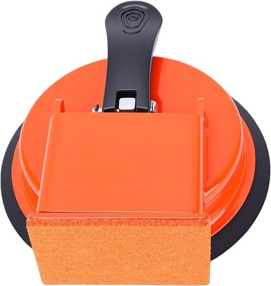 Vloer Kloof Fixer - Hout Reparatie - Vloeren Herstellen - Krachtige Zuignap - 70kg Zuigkracht - Oranje