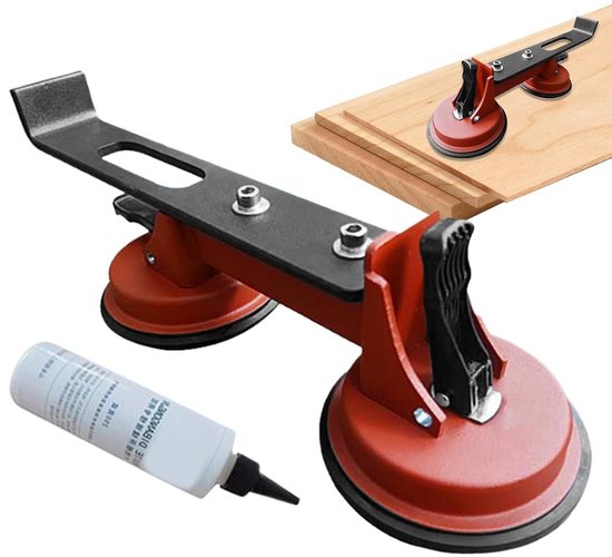 Vloer Reparatie Gereedschap - Kier Herstellen - Vloeren Dichten - Verstelbare Zuignap - 34 x 11 x 10 cm