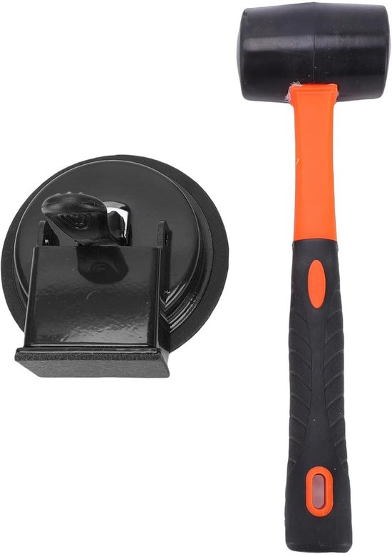 Vloer Reparatie Gereedschap - Laminaat Fixer - Gaten Dichten - Sterke Zuignap - 118 mm Zuigdiameter - Zwart