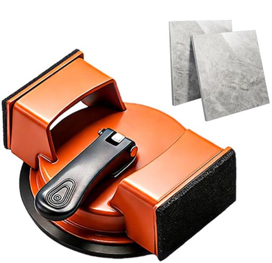Vloer Reparatie Gereedschap - Zuignap Grijper - Naden Dichten - Verstelbare Kracht - 15 x 14 x 8 cm - Grijs