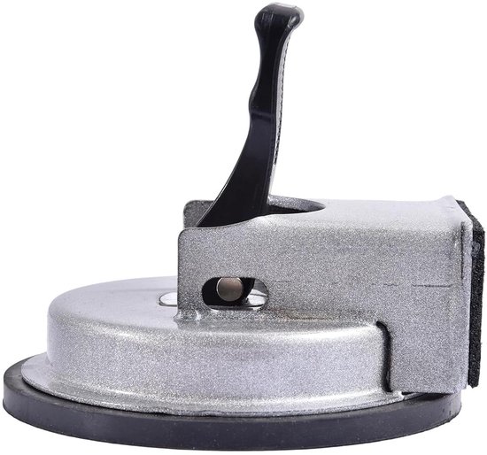 Vloer reparatie ijzer - Laminaat reparatie tool - Vloeren leggen - Zuigkracht stabiliteit - 11.8 cm diameter - Zilver