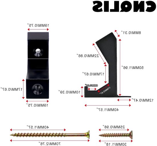 Vloer Reparatie Kit - Krakende Vloer Oplosser - Vloer Geluid Verhelpen - Eenvoudig te Gebruiken - Voor Dikke Ondervloeren - Zwart van Merkloos