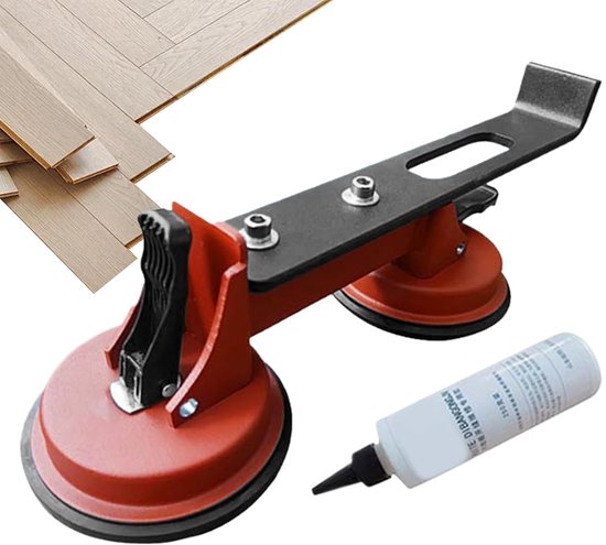 Vloer Reparatie Tool - Hout Herstel - Spleten Dichten - Dubbele Zuigkracht - 21 x 12 x 7 cm van Merkloos